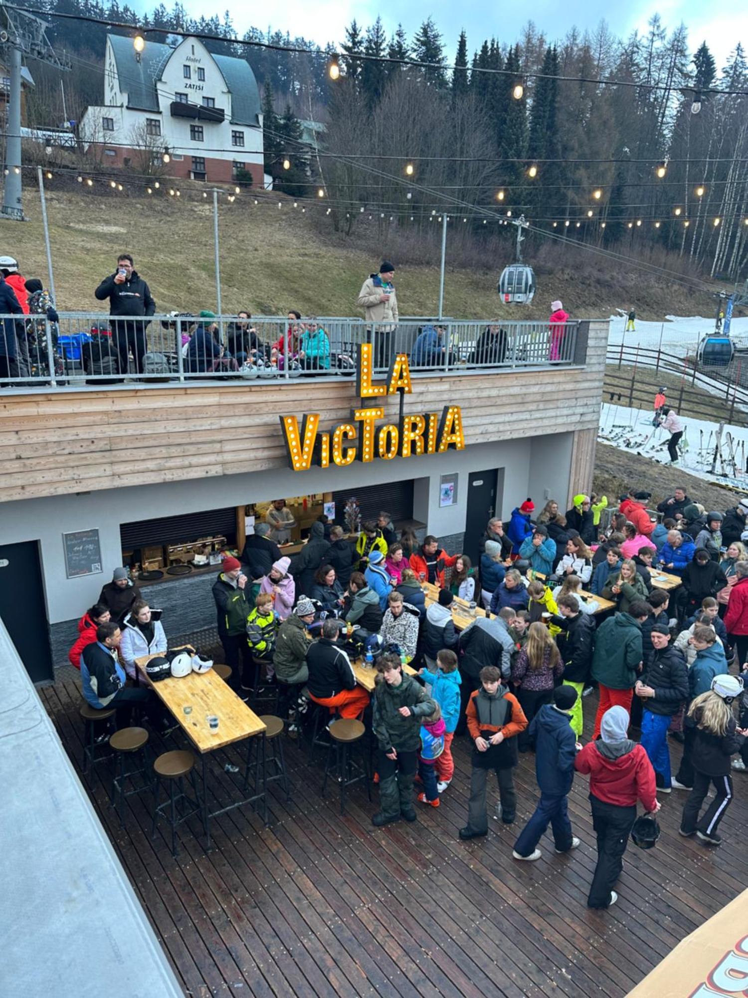 La Victoria Apartment Janske Lazne Bagian luar foto